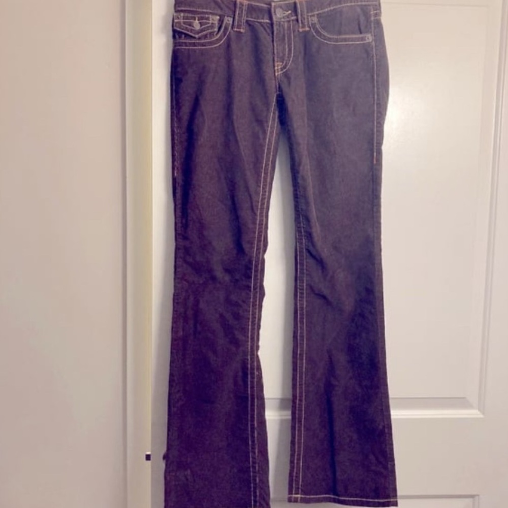 Vintage Victoria’s Secret “London Jean” Boot Cut Cotton Corduroy Jeans - Picture 4 of 13